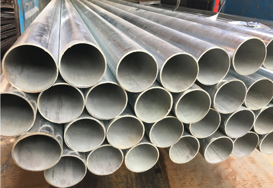 Tubo d'acciaio Astm A53 di GI a 5 pollici di Dx51d un tubo d'acciaio pre galvanizzato rettangolare da 12 Ft