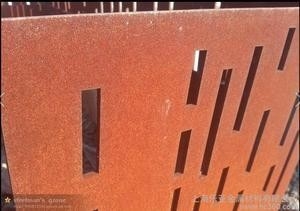 Dimensione su misura metallo resistente alla corrosione della lamiera di acciaio di Corten per paesaggio