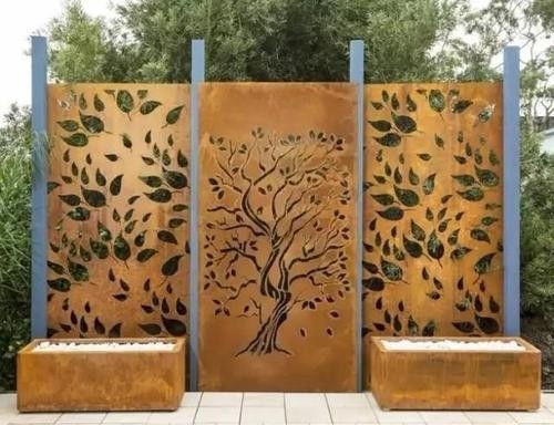 Dimensione su misura metallo resistente alla corrosione della lamiera di acciaio di Corten per paesaggio