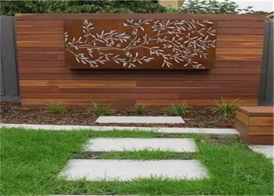 Tempo del piatto di acciaio di A588 Corten resistente per la parete d'acciaio del giardino