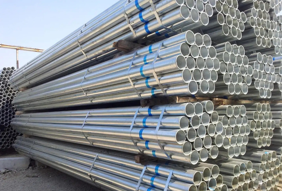 Il tubo di acciaio di GI della immersione calda Q235 Q235 ha saldato il tubo rotondo pre galvanizzato