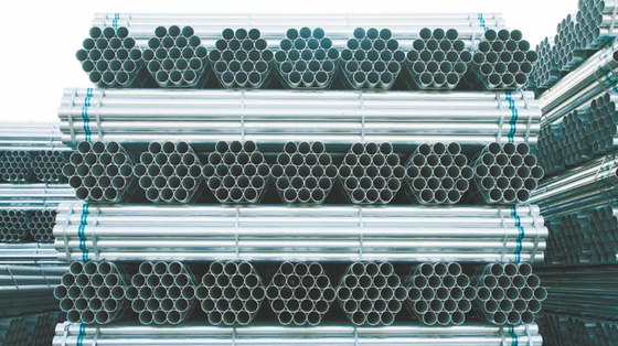 Il carbonio delicato ha galvanizzato il grado d'acciaio dei tubi Q235 Q235 Q345 ST37