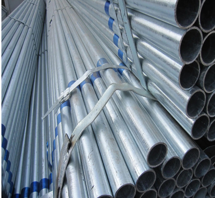 Il grado B di ASTM pre ha galvanizzato lo spessore rotondo del tubo d'acciaio 1.2-15.7mm