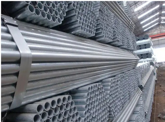 Tubo d'acciaio Astm A53 di GI a 5 pollici di Dx51d un tubo d'acciaio pre galvanizzato rettangolare da 12 Ft