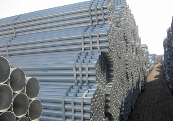 Tubo d'acciaio Astm A53 di GI a 5 pollici di Dx51d un tubo d'acciaio pre galvanizzato rettangolare da 12 Ft