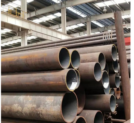 Ferro nero del tubo del acciaio al carbonio di ERW Sch 40 per materiale da costruzione