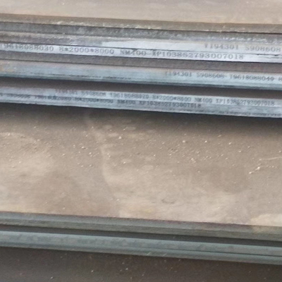 Durezza laminata a caldo del piatto d'acciaio di usura di NM450 6mm 8mm 10mm di spessore Alta